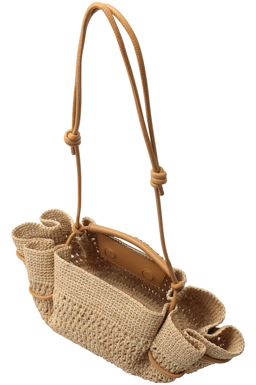 HEREU(ヘリュー)｜Arta Mini Crochet Raffia 2wayカゴバッグ