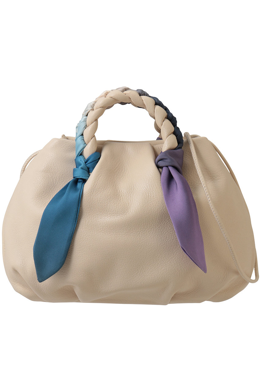 ヘリュー/HEREUのBombon S Foulard ハンドバッグ(クリーム/BOMMFOWBS26)