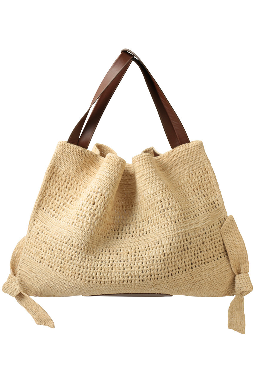 ヘリュー/HEREUのCador ショルダーバスケット(ナチュラル×チェスナット/CADOWBS25)