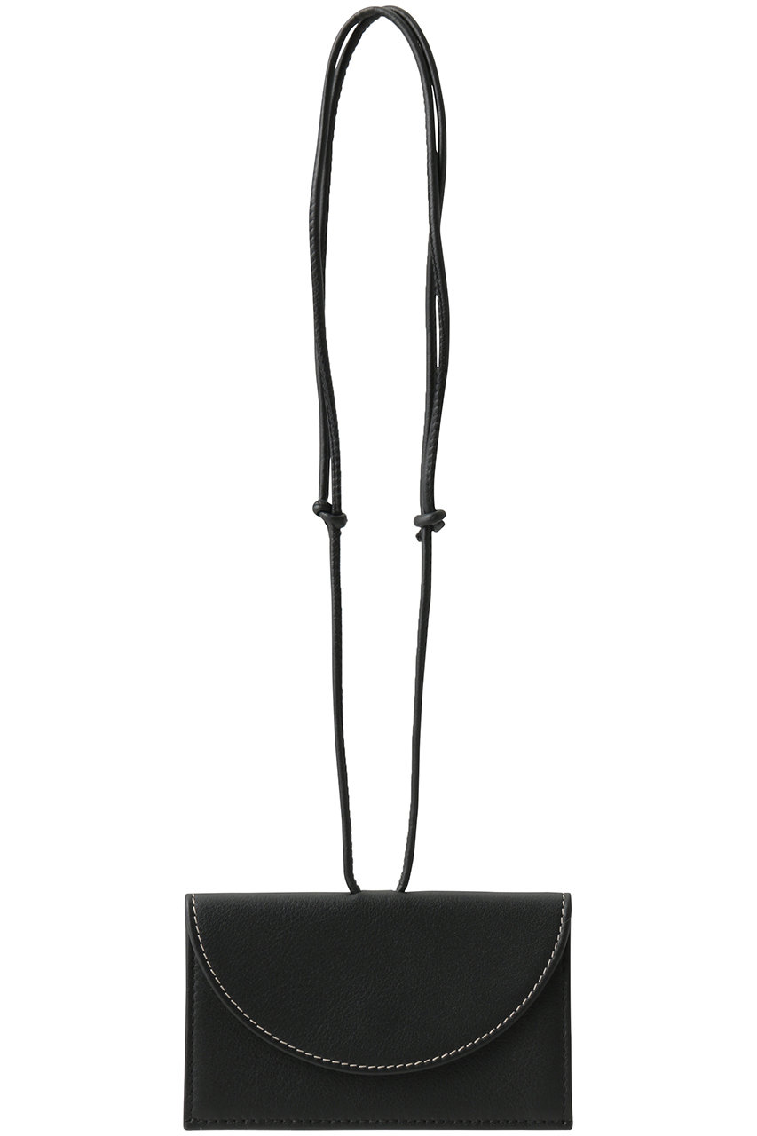 ヘリュー/HEREUのLeather Wallet with Strap(ブラック/PENJWBS24)