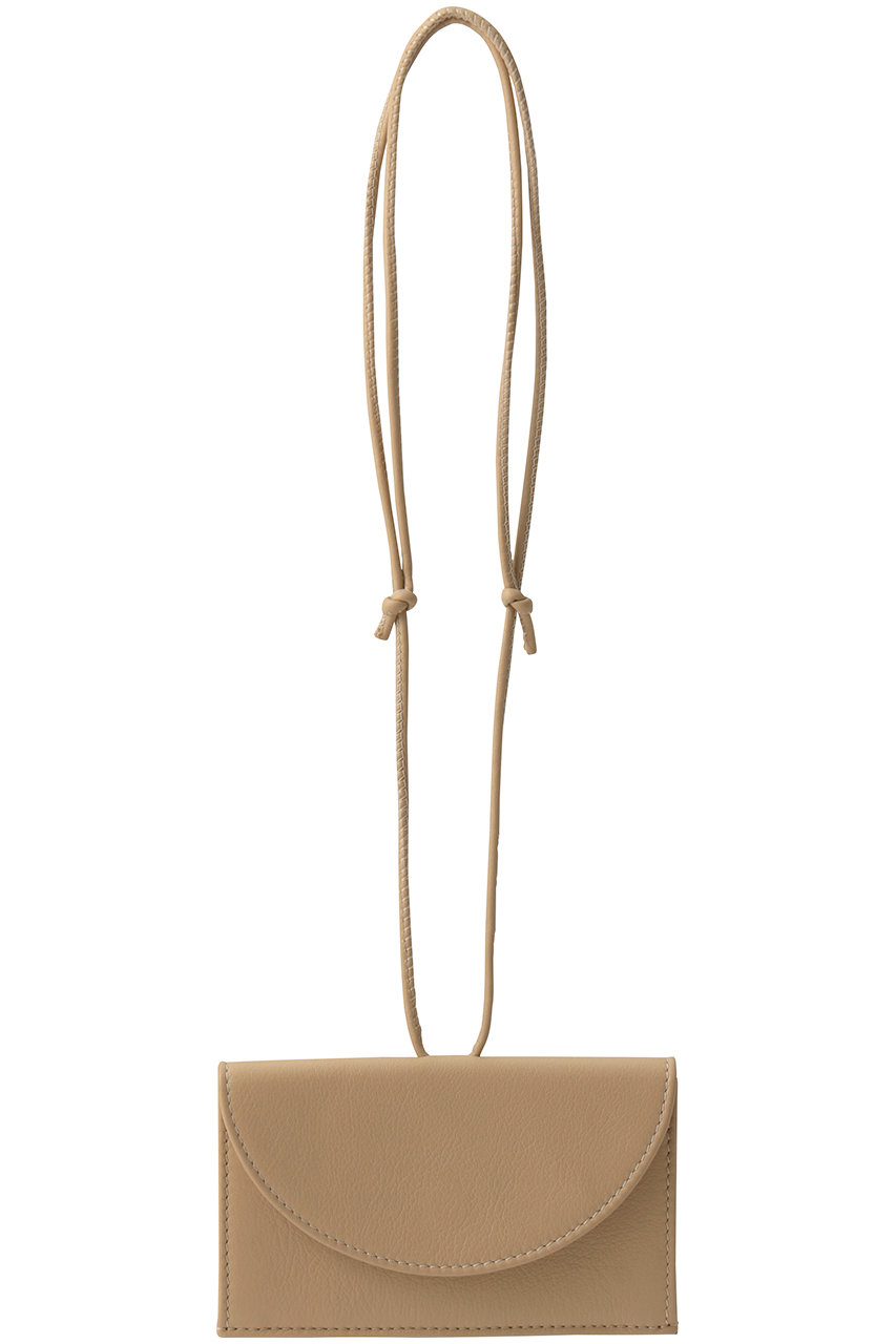 ヘリュー/HEREUのLeather Wallet with Strap(サンド/PENJWBS24)