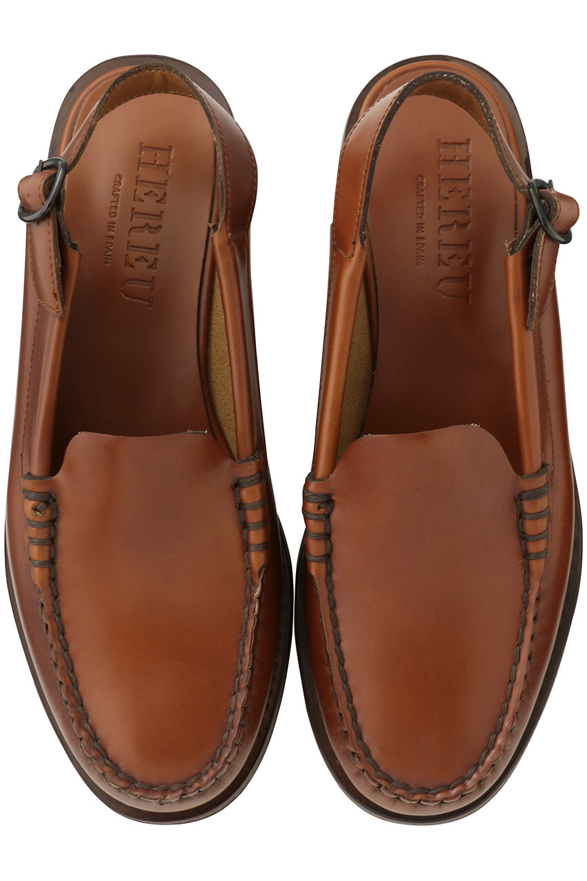 ヘリュー/HEREUのRaiguer スリングバックローファー(タン/WFA21RAIG002)