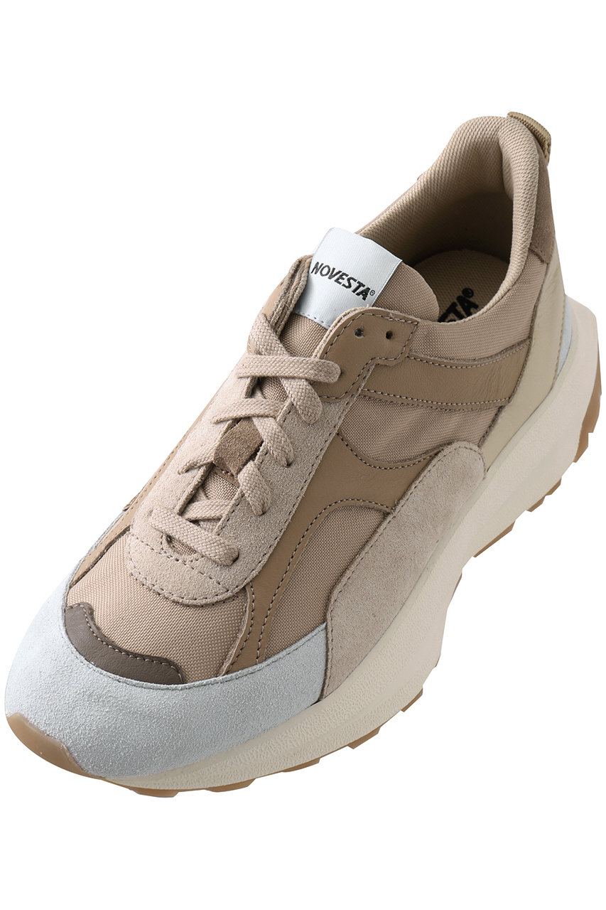 NOVESTA NOVESTA FLUX スニーカー (ベージュ, 41(26.5-27.0)) ノヴェスタ ELLE SHOP NOVESTA NOVESTA FLUX スニーカー (ベージュ, 41(26.5-27.0)) ノヴェスタ ELLE SHOP