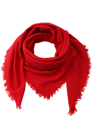 スロー/THROWのAlex ショールピン付きスクエアストール