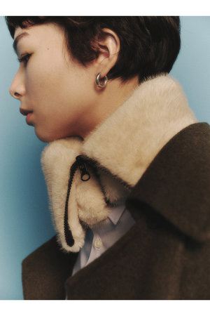 スロー/THROWのREMI フェイクファーネックウォーマー(140100/140104)