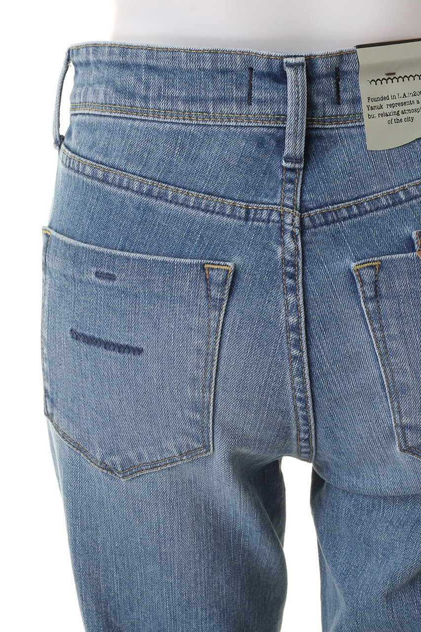 YANUK(ヤヌーク)｜スリムテーパード【RUTH】/サンライズブルー の通販