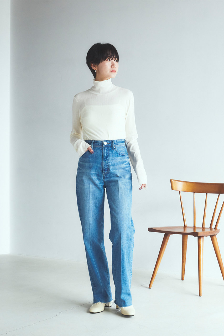 YANUK(ヤヌーク)｜ボーイズストレート【LEA】/カットオフプレス