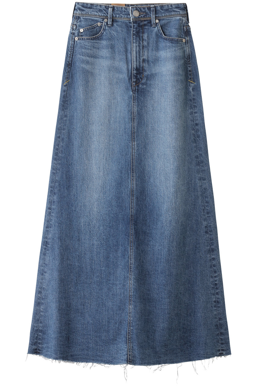 YANUK マキシ Aライン スカート (カットオフフォギーブルー, S) ヤヌーク ELLE SHOP YANUK マキシ Aライン スカート (カットオフフォギーブルー, S) ヤヌーク ELLE SHOP