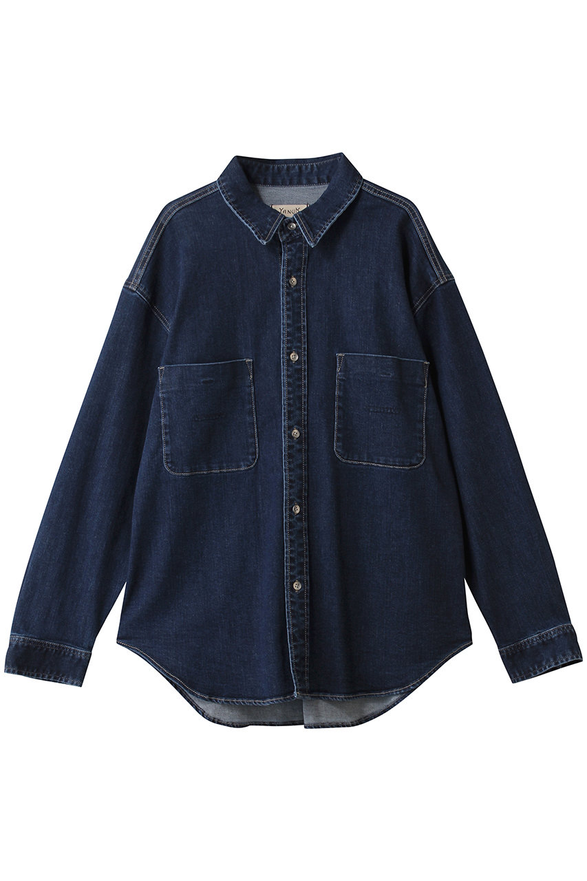 ヤヌーク/YANUKのデニムシャツ(ウォーンインディゴ/57153816)