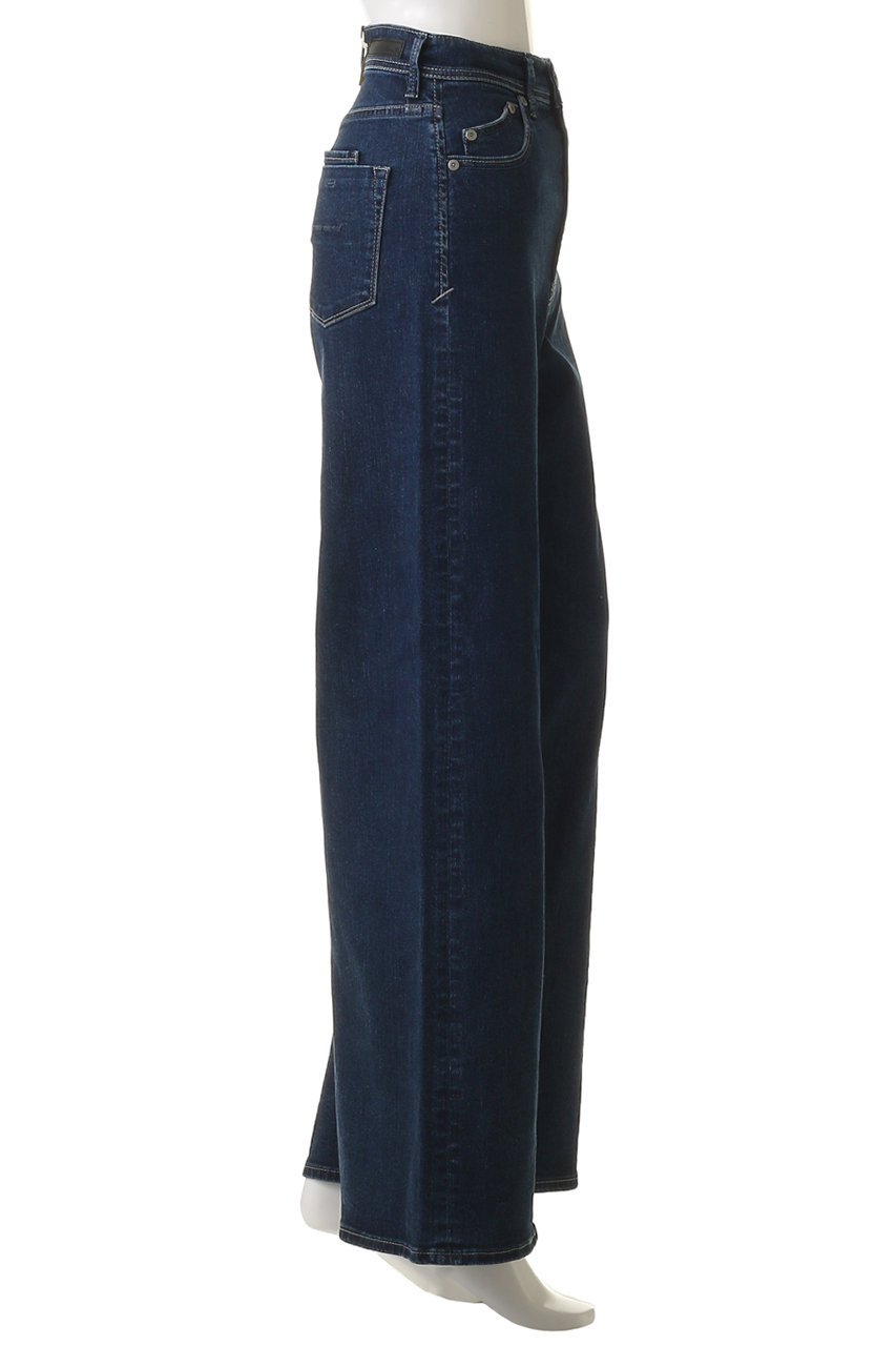 YANUK(ヤヌーク)｜ワイドフレアデニム/ウォーンインディゴ の通販