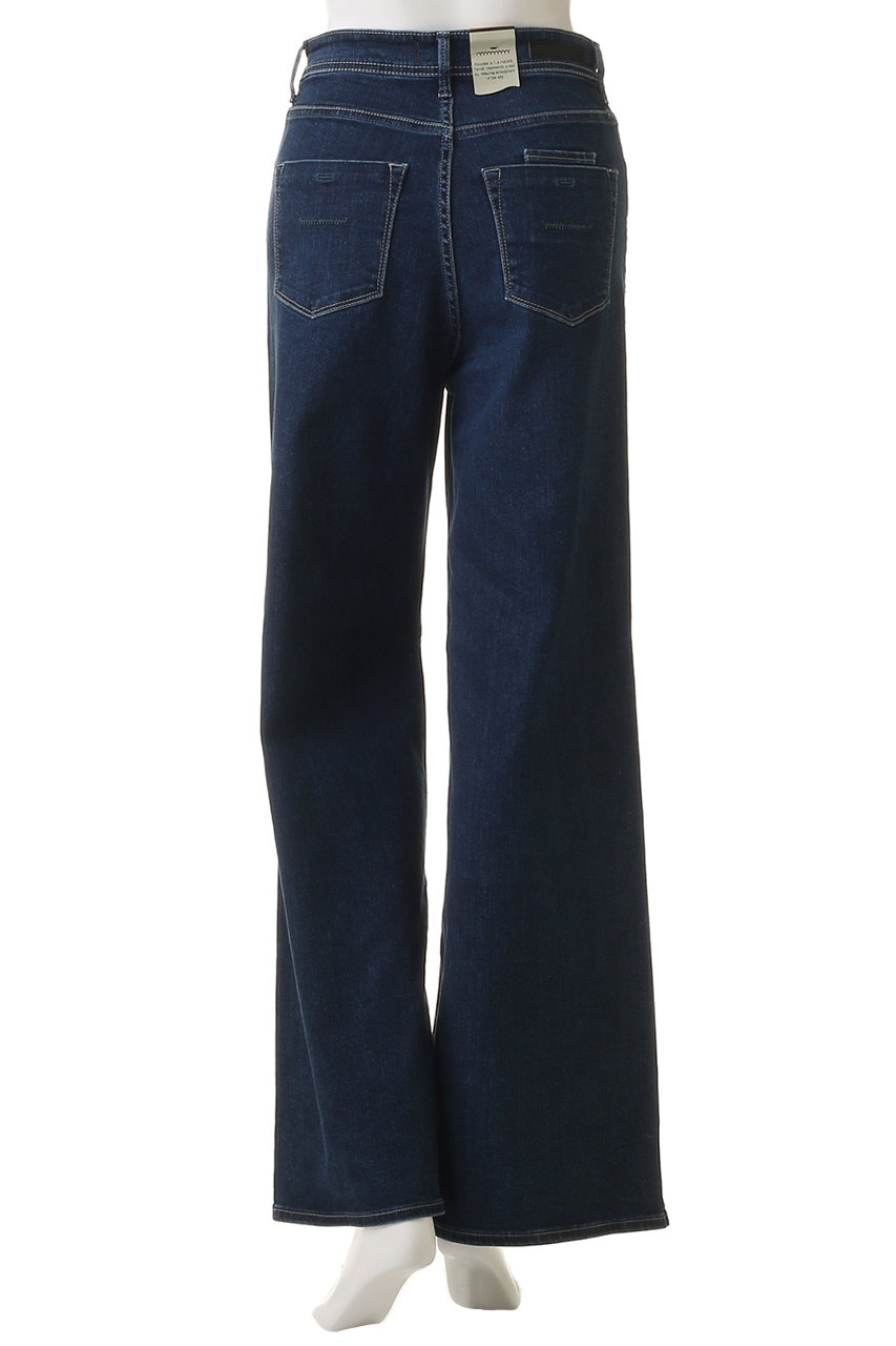 YANUK(ヤヌーク)｜ワイドフレアデニム/ウォーンインディゴ の通販