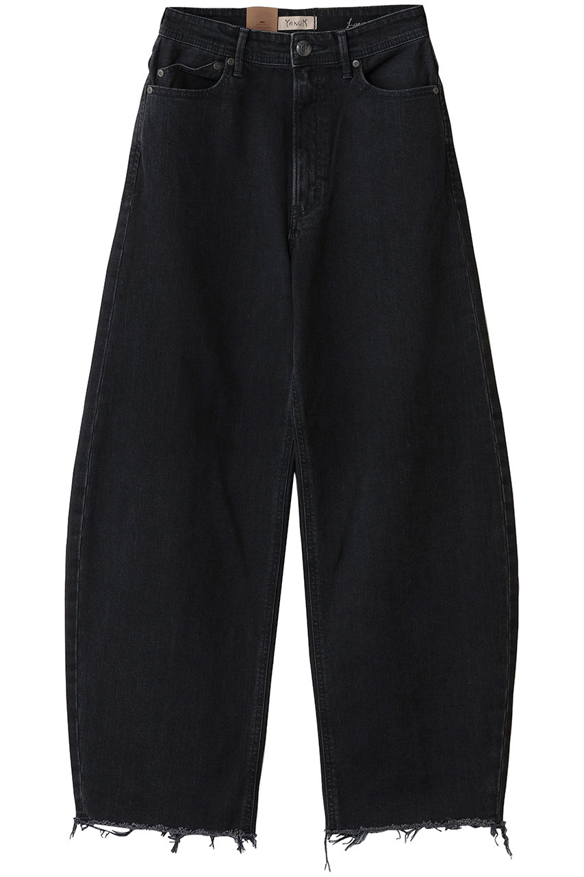 ヤヌーク/YANUKのカーブテーパード 【LAURA】(カットオフオールドブラック/57153299)