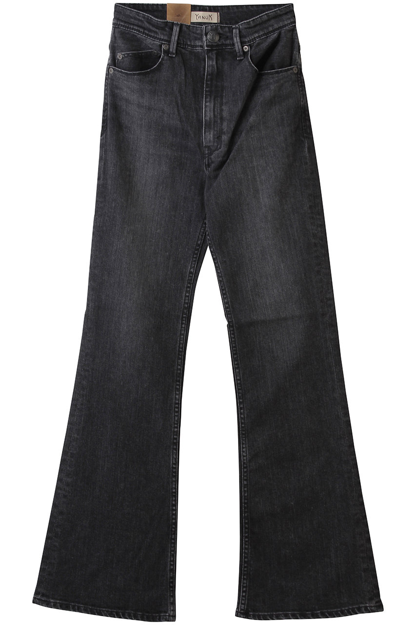 YANUK ブーツカット (ユーズドブラック, 23) ヤヌーク ELLE SHOP YANUK ブーツカット (ユーズドブラック, 23) ヤヌーク ELLE SHOP