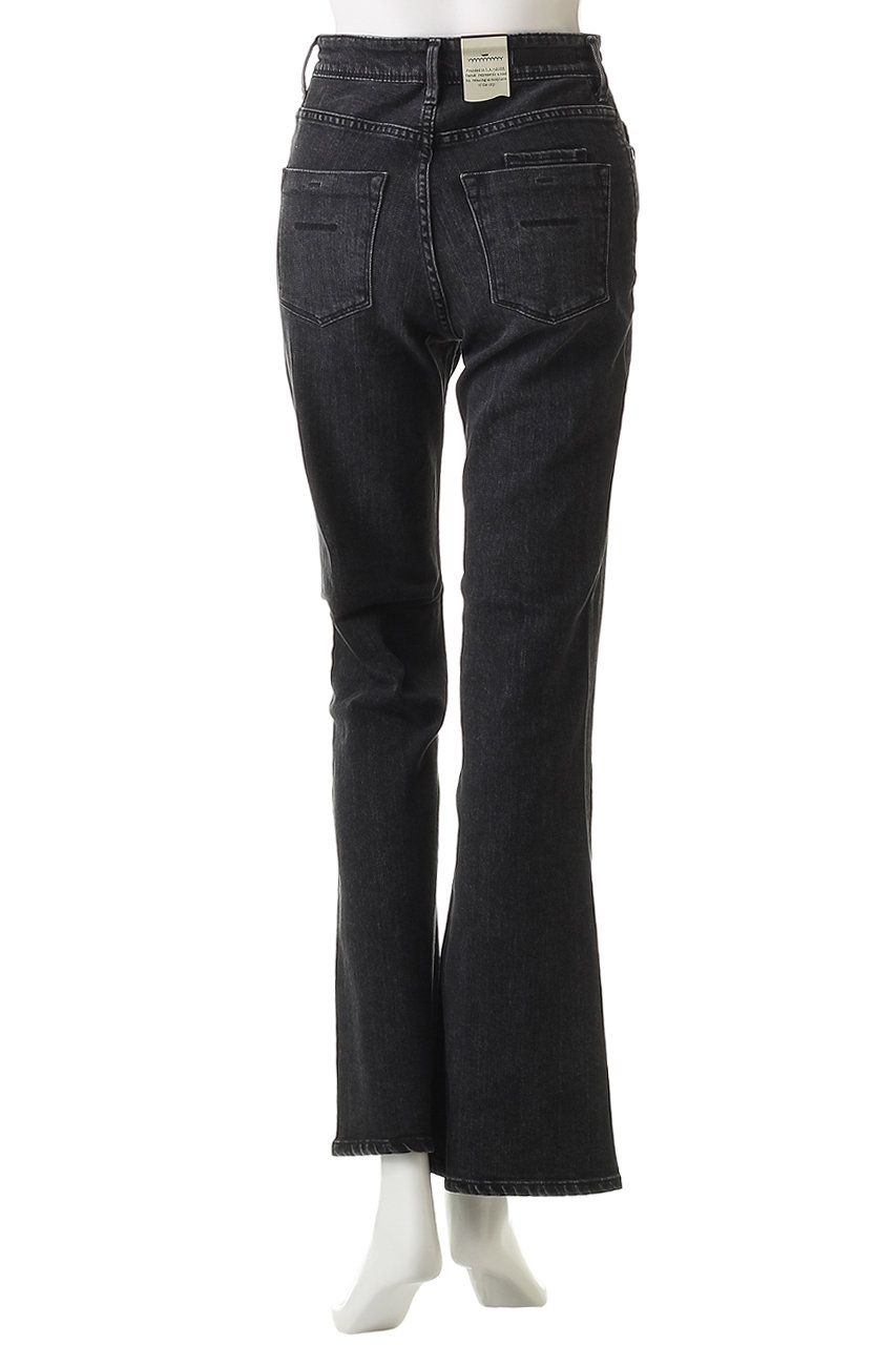 YANUK(ヤヌーク)｜ブーツカット/ユーズドブラック の通販｜ELLESHOP