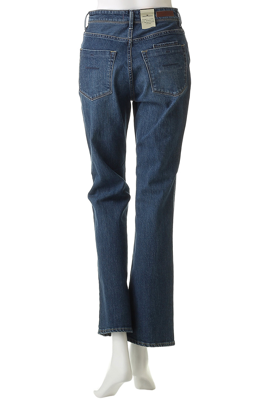 YANUK(ヤヌーク)｜セミフレアデニム/ヘイジーナイトブルー の通販