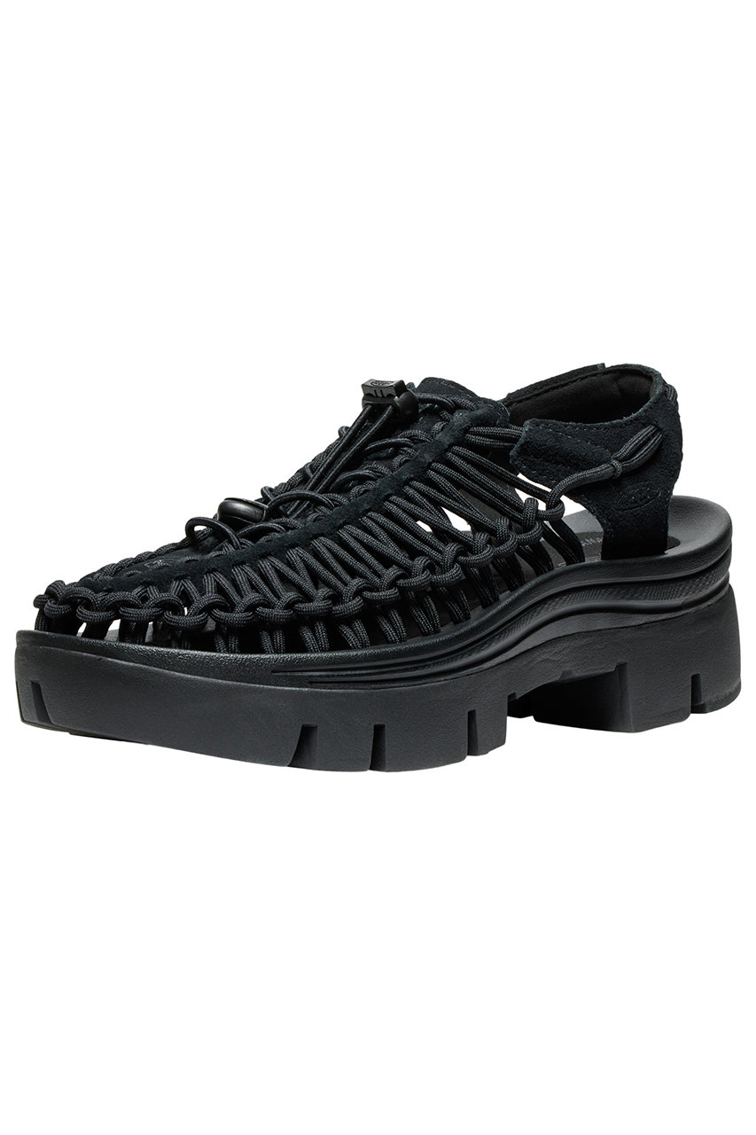 KEEN ユニーク ピーエルティー (BLACK/BLACK, 24) キーン ELLE SHOP KEEN ユニーク ピーエルティー (BLACK/BLACK, 24) キーン ELLE SHOP