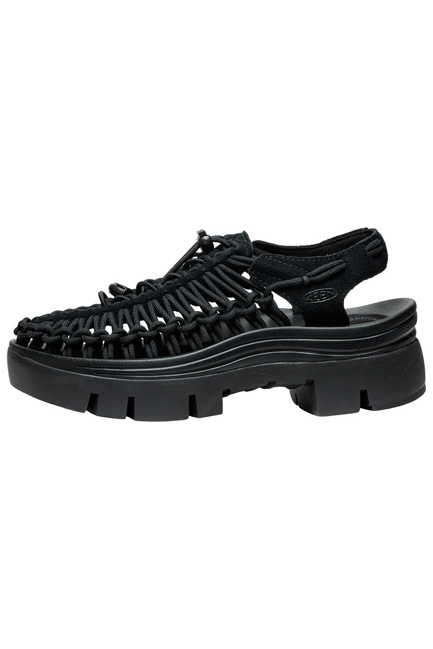 美品✨KEEN キーン　ローファーサンダル　ユニーク ピーエルティ KEEN(キーン)｜ユニーク ピーエルティー/BLACK/BLACK の通販｜ELLESHOP