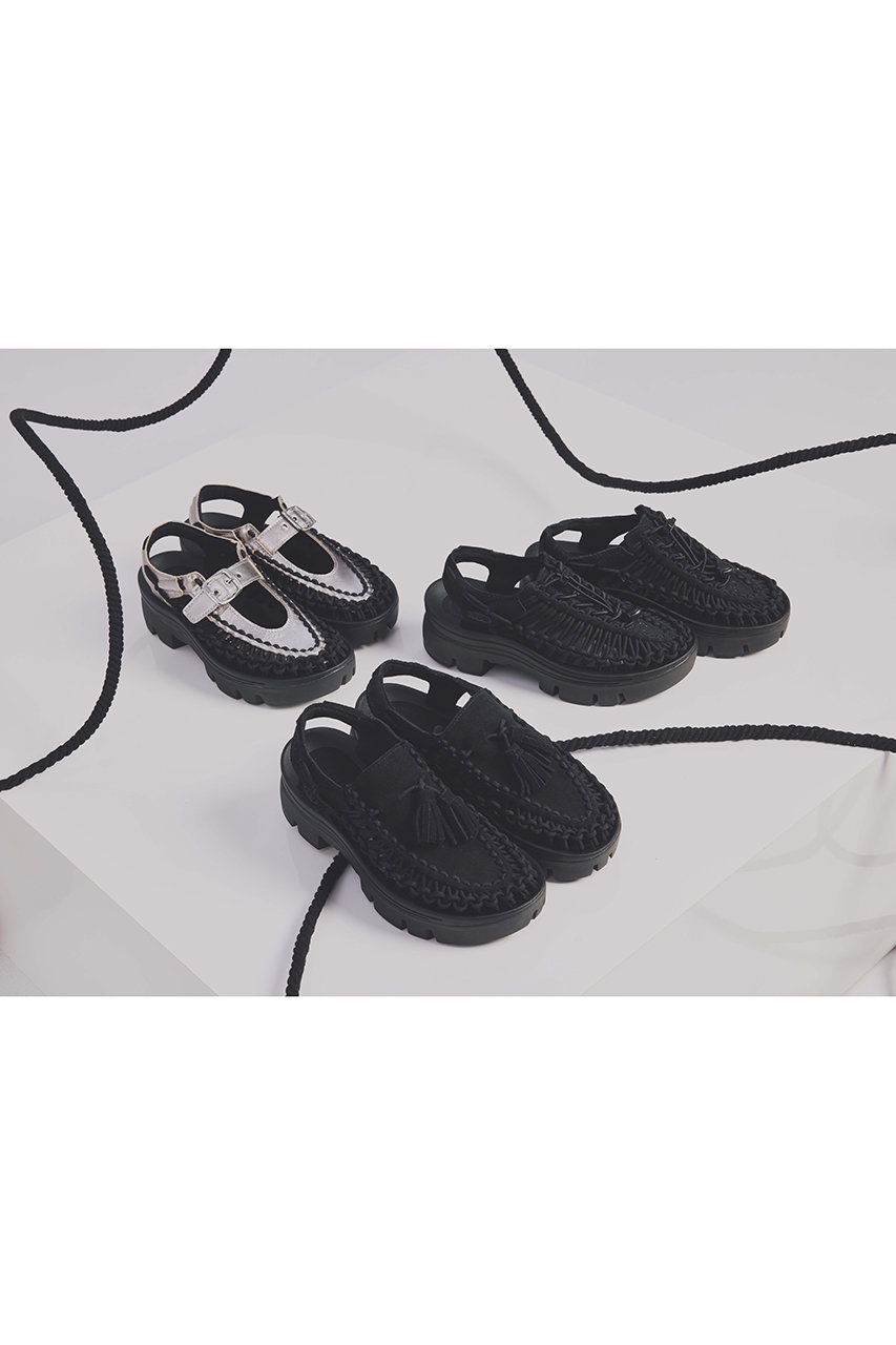 KEEN(キーン)｜ユニーク ピーエルティー/BLACK/BLACK の通販｜ELLESHOP