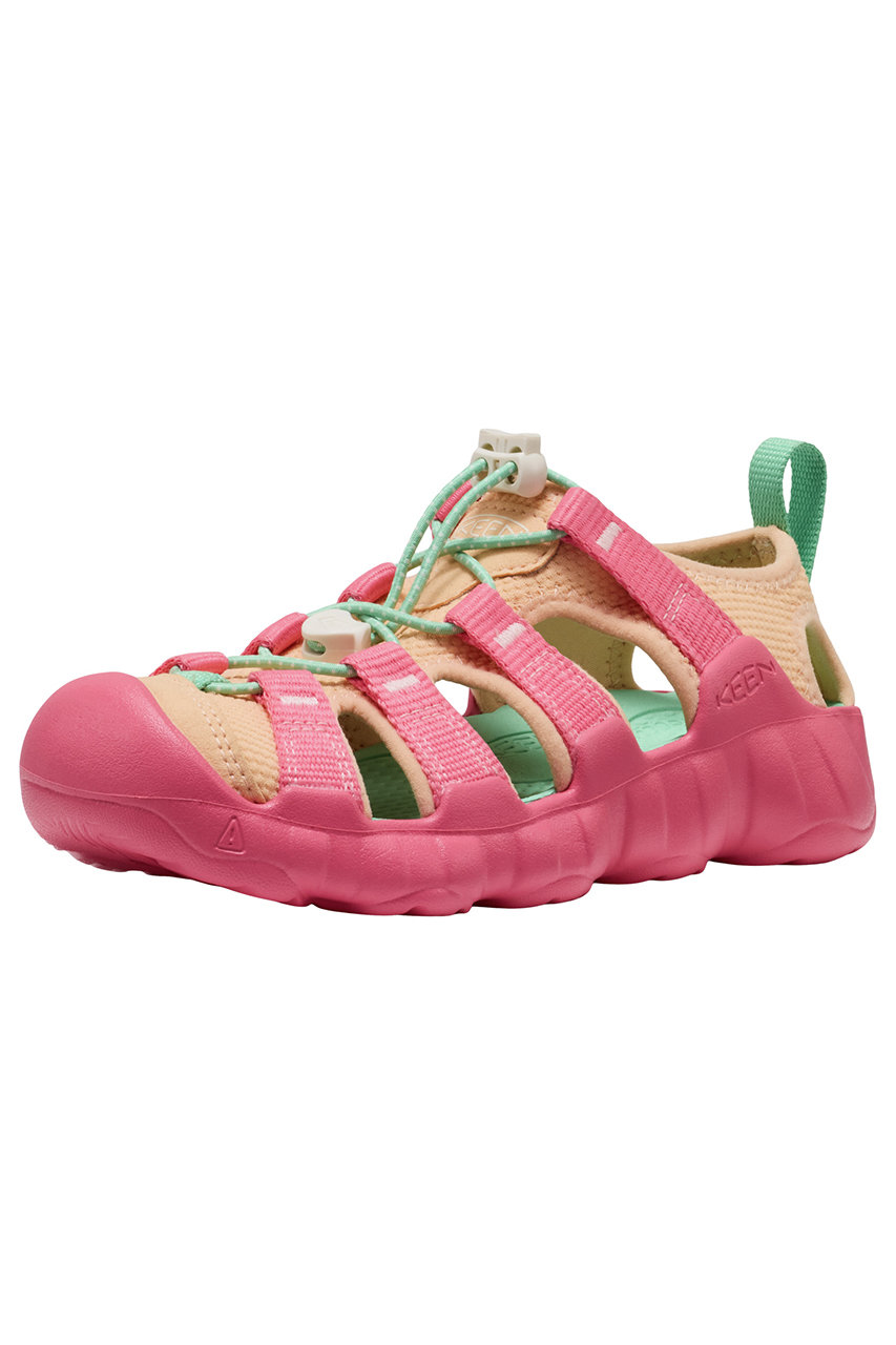 キーン/KEENの【KIDS】ビッグキッズ ハイパーポート エイチツー サンダル(PK LEMONADE/PEACH/1031913)