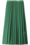 PARM/プリーツスカート ベイジ，/BEIGE， グリーン