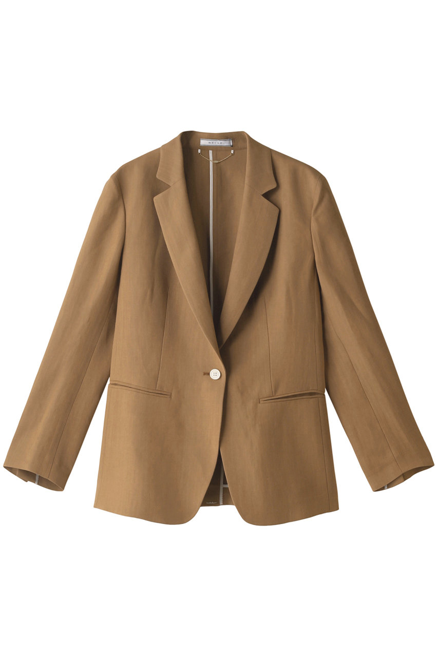 BEIGE， AZALEA（アザレア）/テーラードジャケット (キャメル, 4) ベイジ， ELLE SHOP