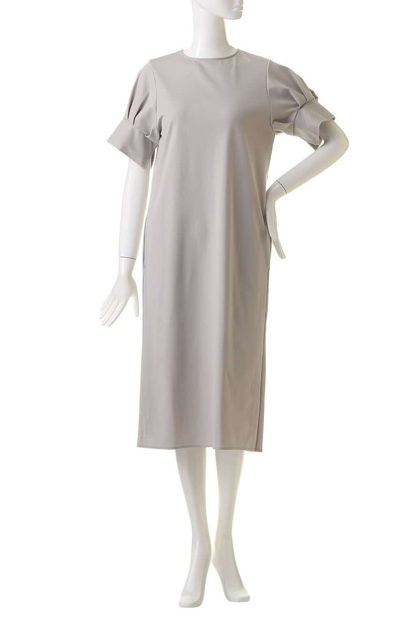 BEIGE ベイジ　BRACKEN / ジャージードレス　ワンピース　グレイ BEIGE，(ベイジ，)｜BRACKEN(ブラックン)/ジャージードレス