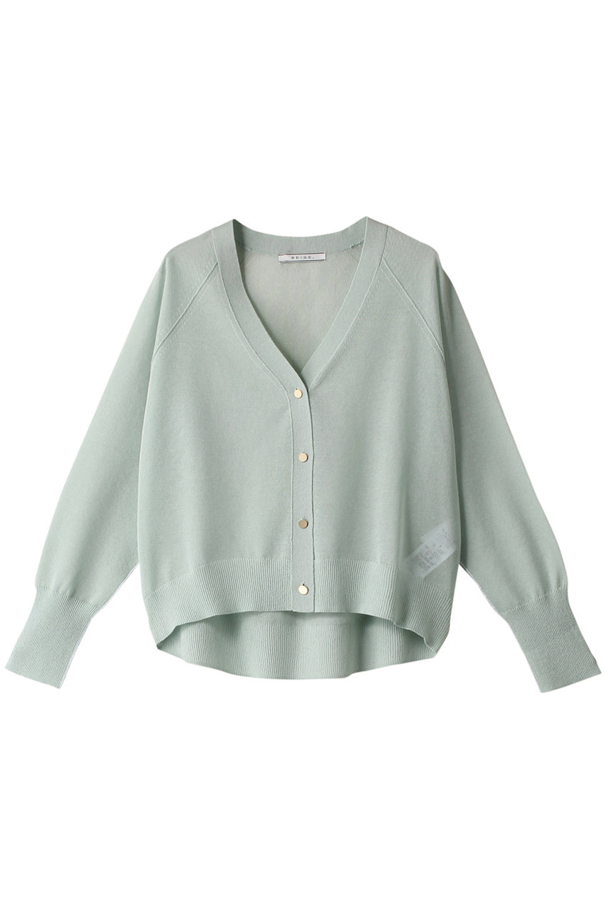 BEIGE, AUBER(オーベール)/シアーカーディガン (セージ, 4) ベイジ, ELLE SHOP BEIGE, AUBER(オーベール)/シアーカーディガン (セージ, 4) ベイジ, ELLE SHOP