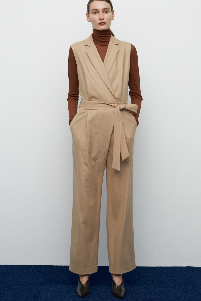 美品✨ 【BEIGE,】　ベイジ　TERNES オールインワン ウール BEIGE，(ベイジ，)｜TERNES（テルヌ）/オールインワン/Camel の通販