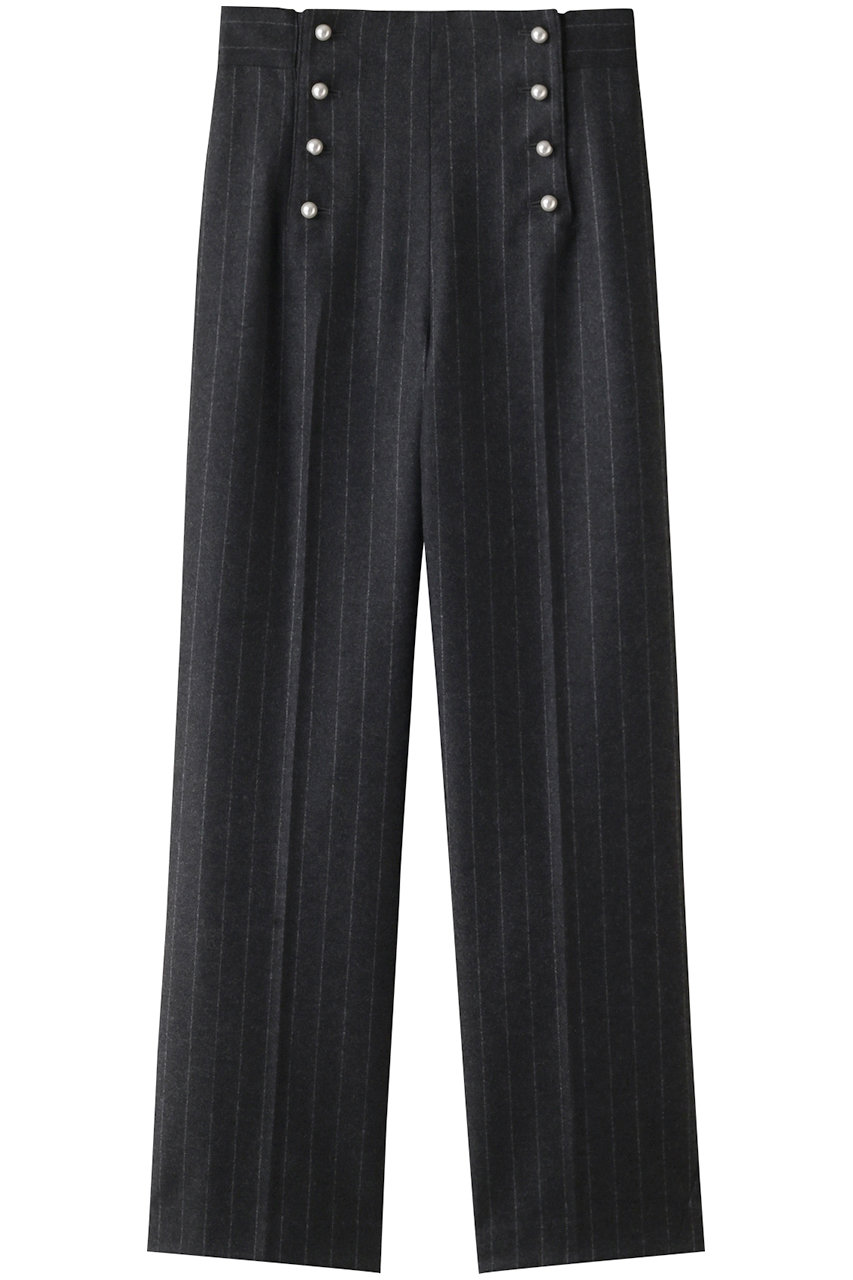 BEIGE, MARCEAU(マルソー)/ストライプパンツ (C.Gray × White Line, 4) ベイジ, ELLE SHOP BEIGE, MARCEAU(マルソー)/ストライプパンツ (C.Gray × White Line, 4) ベイジ, ELLE SHOP