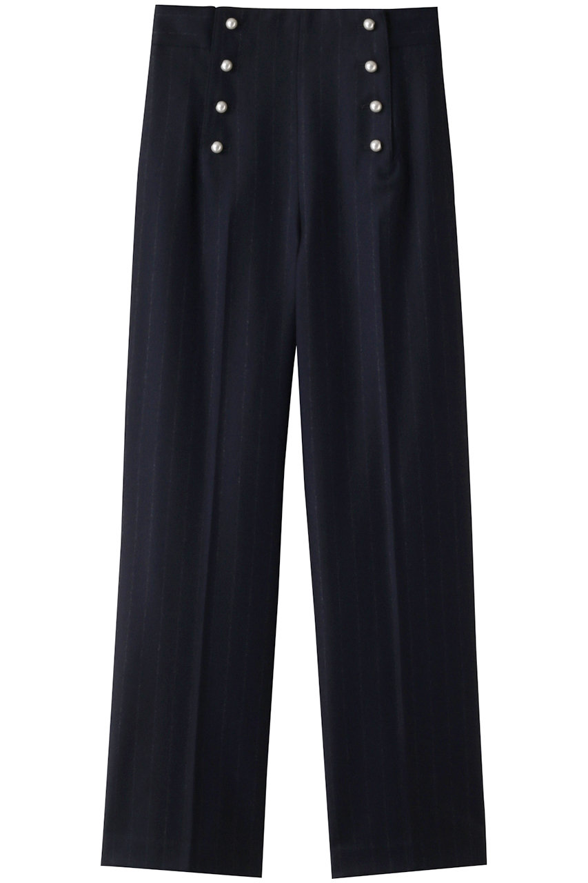 BEIGE, MARCEAU(マルソー)/ストライプパンツ (Navy × White Line, 4) ベイジ, ELLE SHOP BEIGE, MARCEAU(マルソー)/ストライプパンツ (Navy × White Line, 4) ベイジ, ELLE SHOP