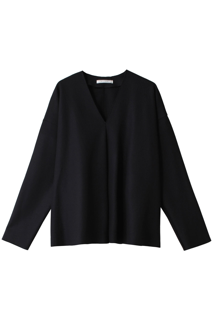 BEIGE, MONTAIGNE(モンテーニュ)/Vネックプルオーバー (Navy, 2) ベイジ, ELLE SHOP BEIGE, MONTAIGNE(モンテーニュ)/Vネックプルオーバー (Navy, 2) ベイジ, ELLE SHOP