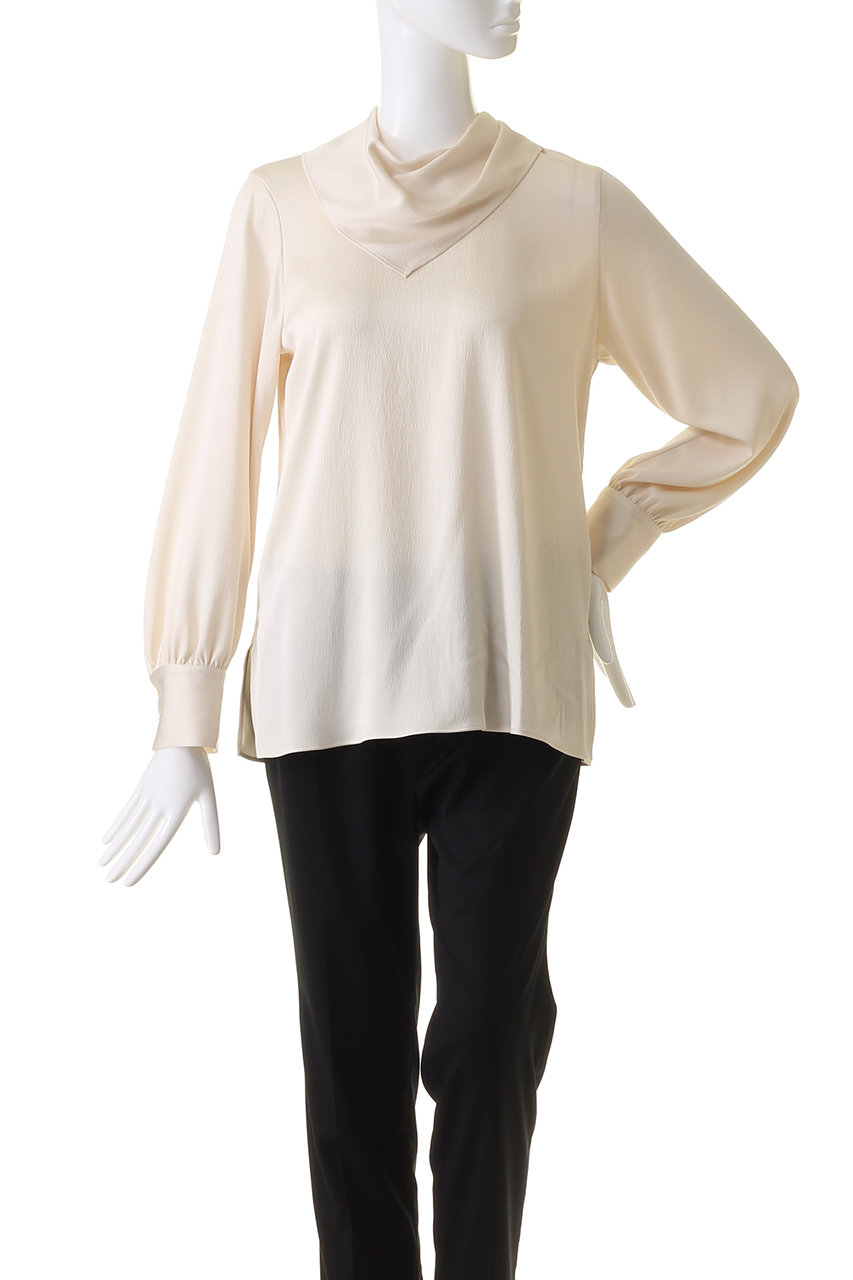 極美品 ベイジ BEIGE, MABILLON スカーフブラウス マビヨン 2 BEIGE，(ベイジ，)｜MABILLON(マビヨン)/スカーフブラウス/Ecru の通販