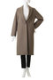 PASSY（パッシー）/ノーカラーロングコート ベイジ，/BEIGE，