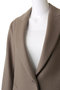 PASSY（パッシー）/ノーカラーロングコート ベイジ，/BEIGE，