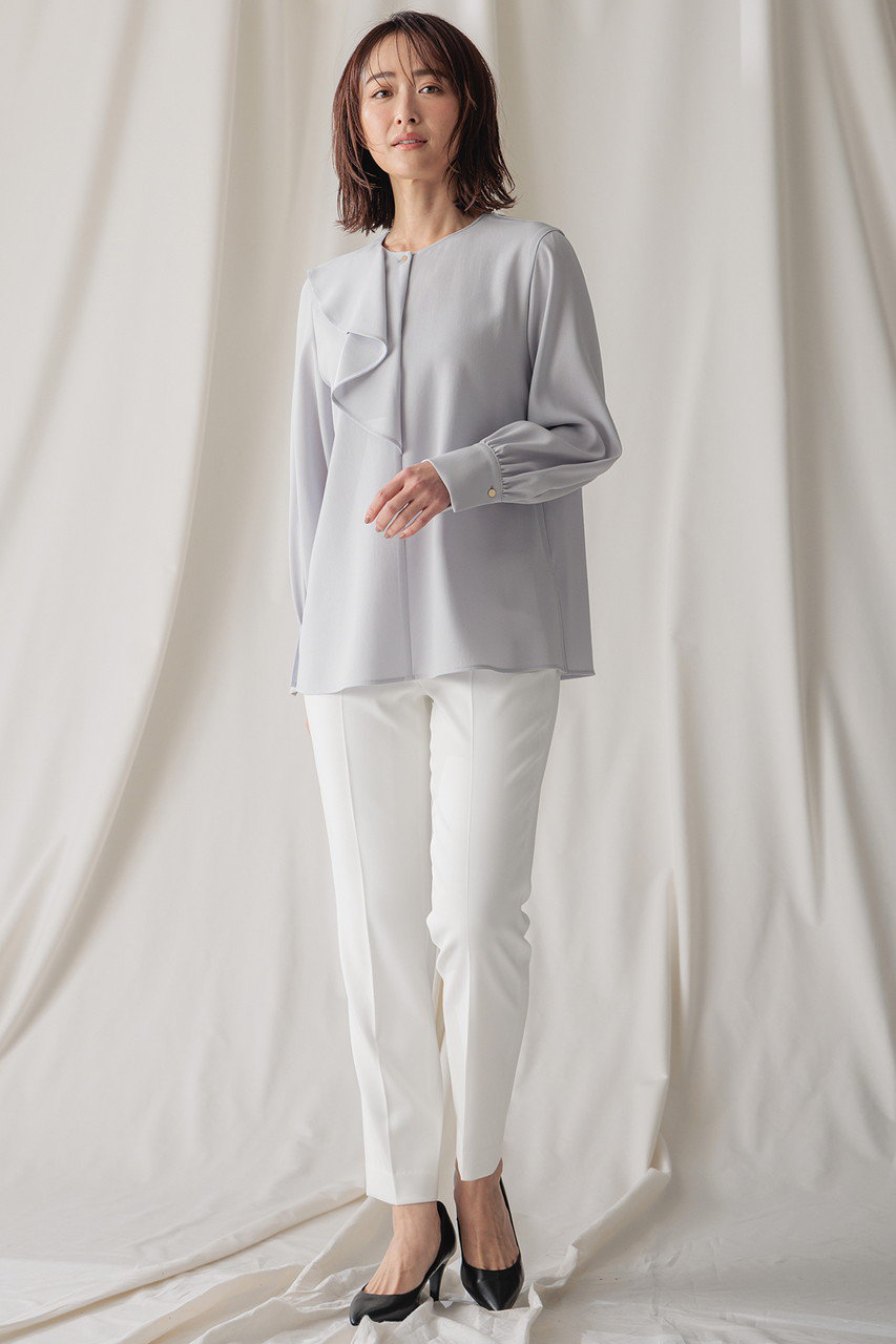 BEIGE，(ベイジ，)｜LUIZA（ルイーザ）/クロップドパンツ/White