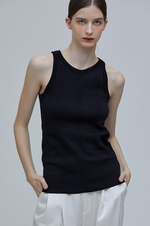 ベイジ，/BEIGE，のCYRILLE（シリル）/リブタンクトップ(110100/110101)