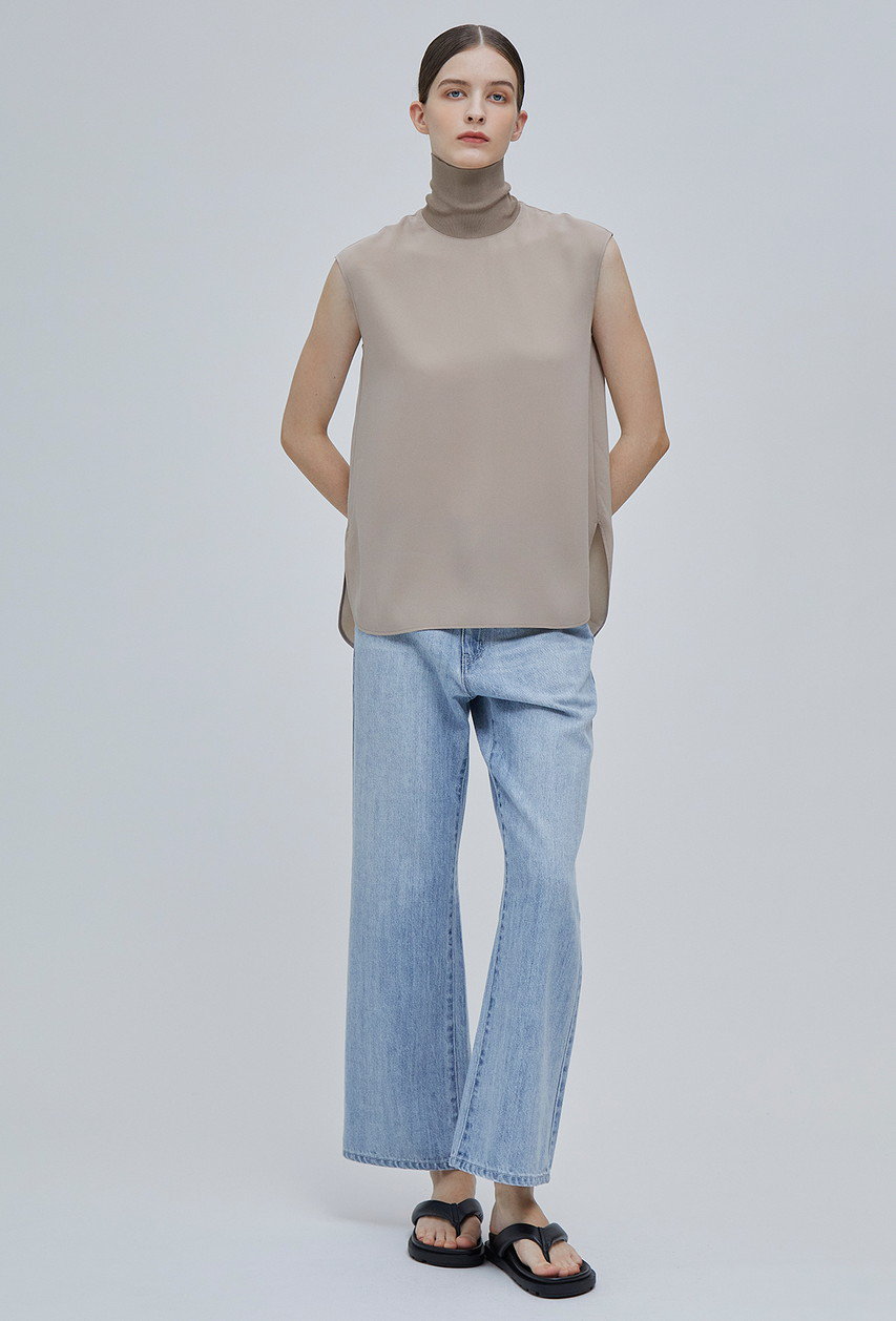 BEIGE，(ベイジ，)｜FLEUR（フルール）/ノースリーブブラウス/Beige の