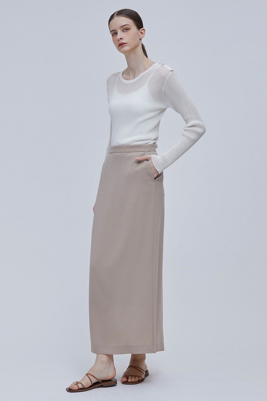 BEIGE，(ベイジ，)｜FLEUR（フルール）/マキシスカート/Beige の通販  