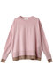 LA MONNAIE（ラモネ）/クルーネックニット ベイジ，/BEIGE， Pink