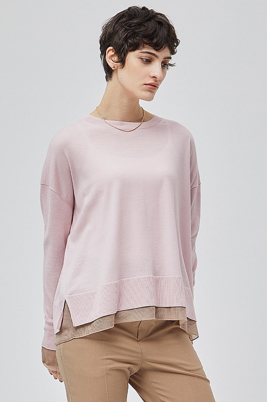 BEIGE，(ベイジ，)｜LA MONNAIE（ラモネ）/クルーネックニット