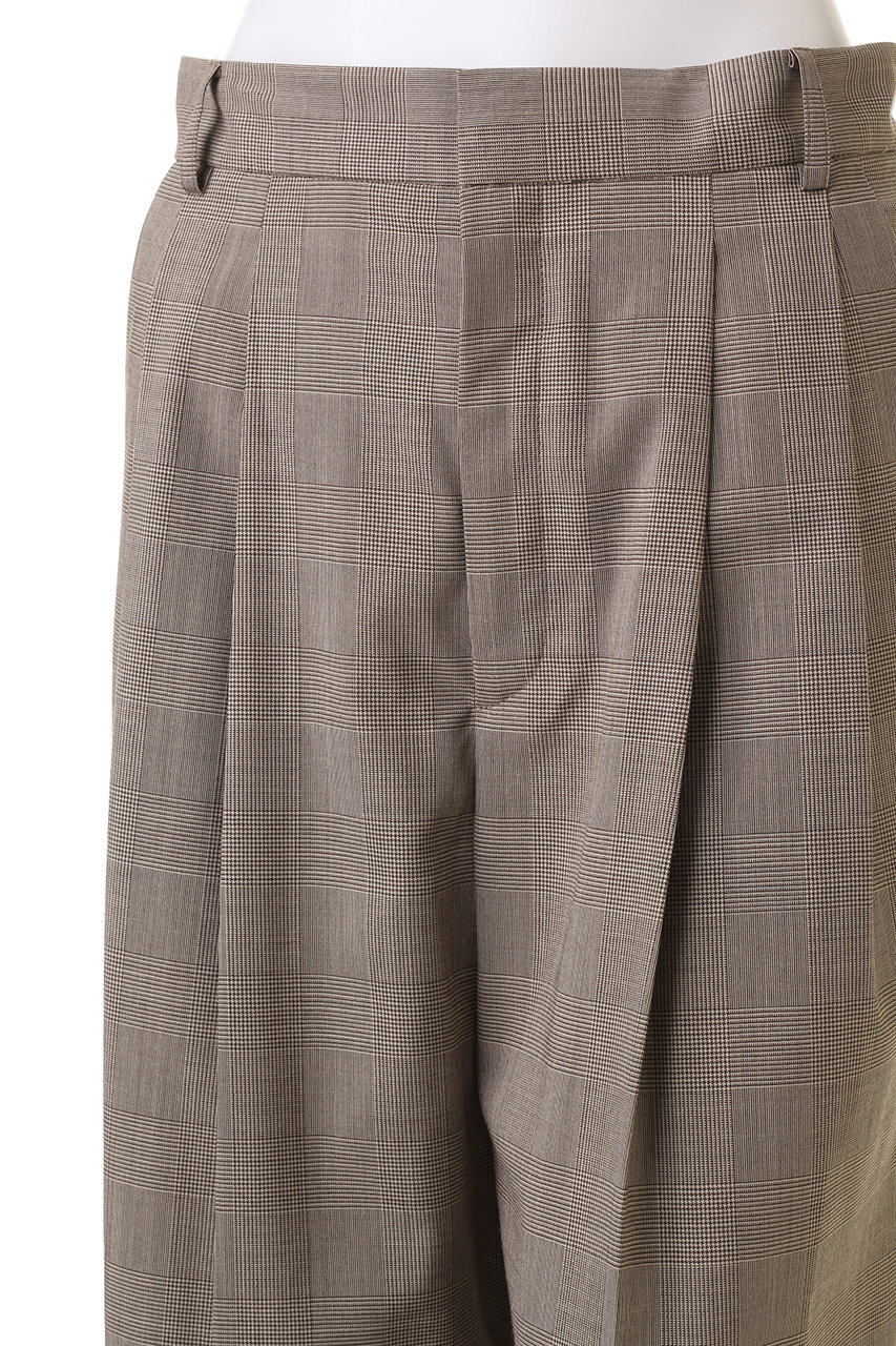 BEIGE，(ベイジ，)｜MER（メール）/グレンチェックパンツ/Beige の通販