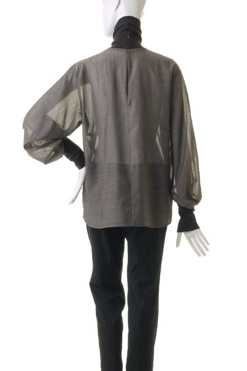 BEIGE，(ベイジ，)｜MOYE（モイエ）/ハイネックブラウス/Ecru の通販