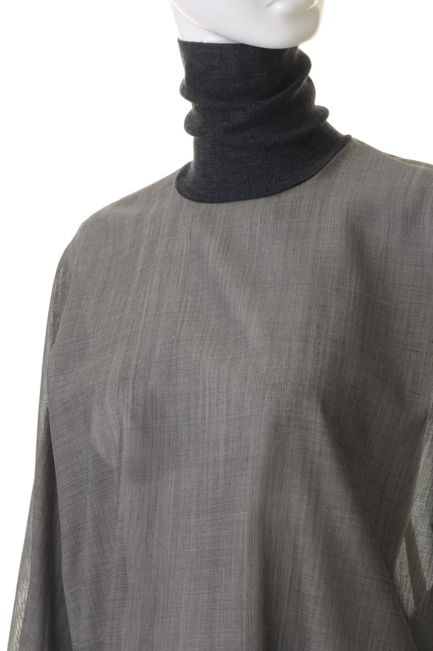 BEIGE，(ベイジ，)｜MOYE（モイエ）/ハイネックブラウス/Ecru の通販