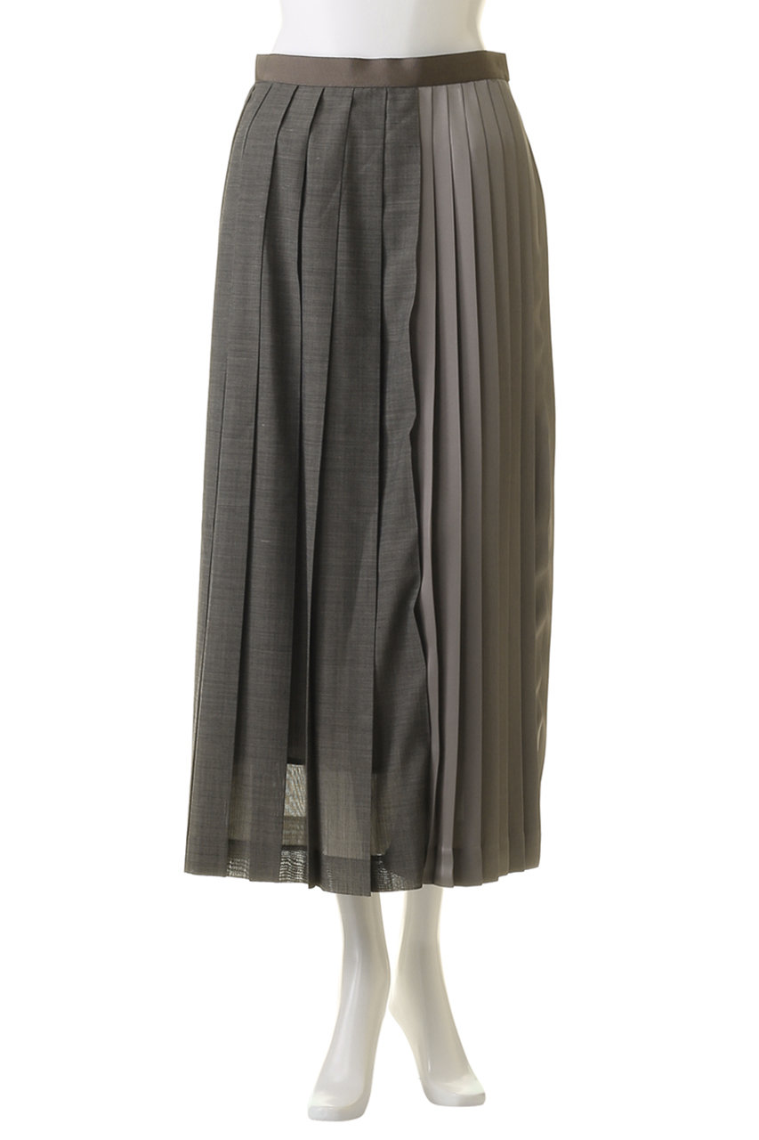 BEIGE，(ベイジ，)｜MOYE（モイエ）/プリーツスカート/C Gray×C Gray