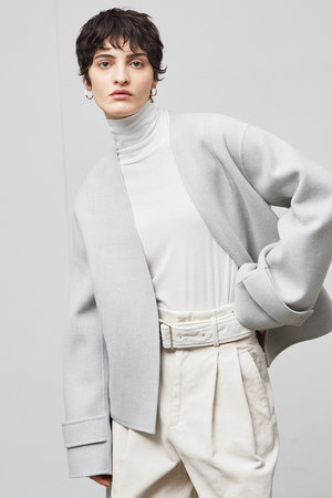 ベイジ，/BEIGE，のGRASSE（グラス）/リバーウールクロップドコート(110900/110902)