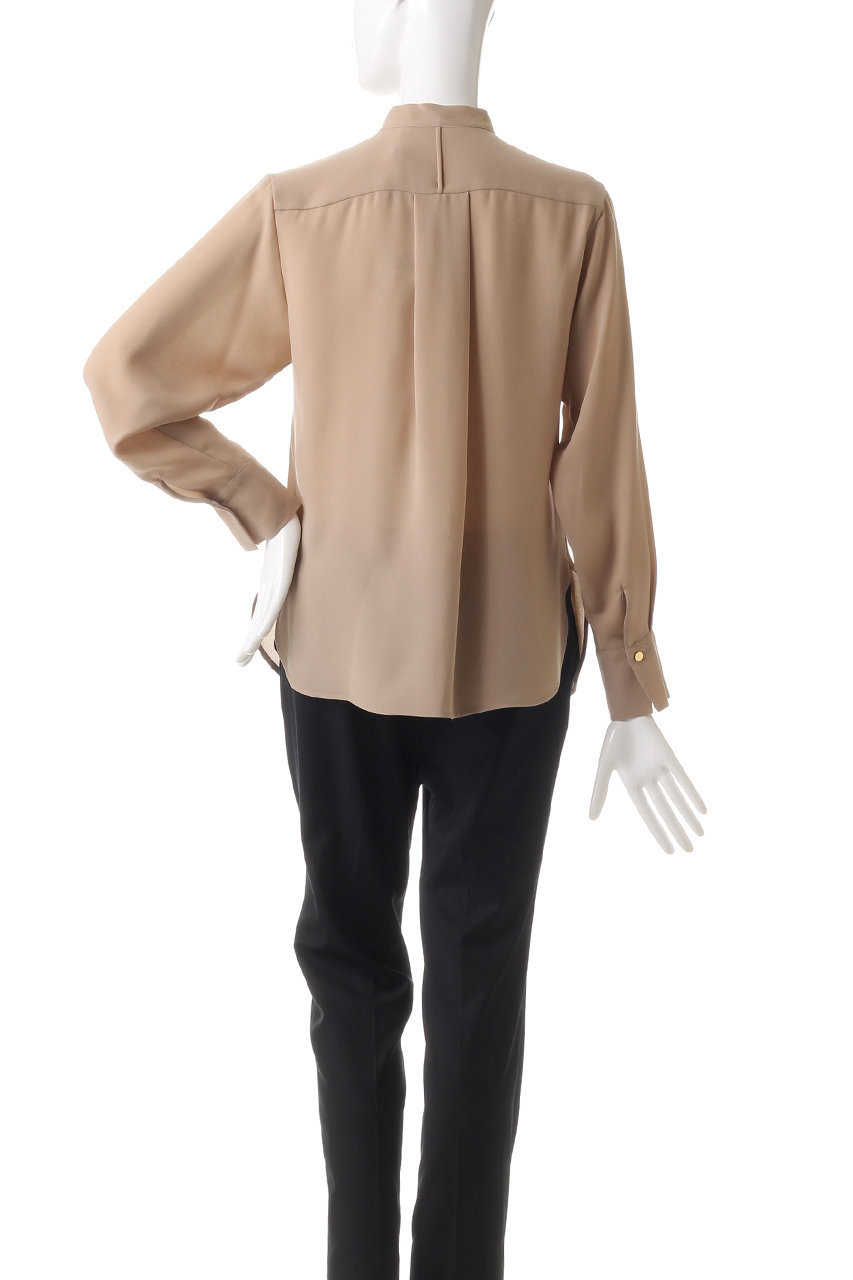 BEIGE,(ベイジ,)|STOW(ストー)/バンドカラーフリルブラウス BEIGE,(ベイジ,)|STOW(ストー)/バンドカラーフリルブラウス