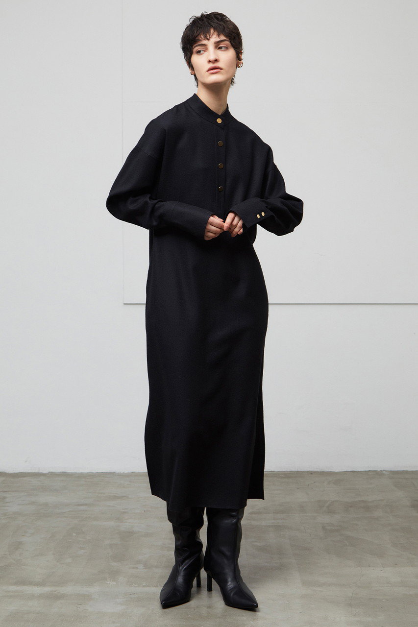 BEIGE，NOZAY / ドルマンスリーブワンピース　Black / 4 BEIGE，(ベイジ，)｜TERNES（テルヌ）/ドルマンスリーブウール