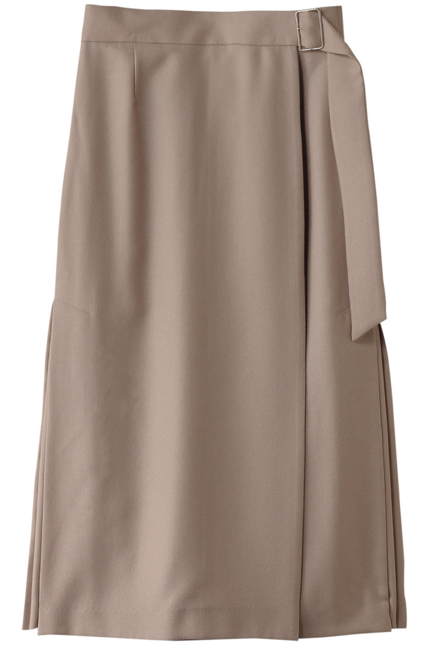 BEIGE, TERNES(テルヌ)/ウールナローラップスカート (Milk tea, 4) ベイジ, ELLE SHOP BEIGE, TERNES(テルヌ)/ウールナローラップスカート (Milk tea, 4) ベイジ, ELLE SHOP