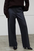 MONTAIGNE（モンテーニュ）/ウエストゴムウールワイドパンツ