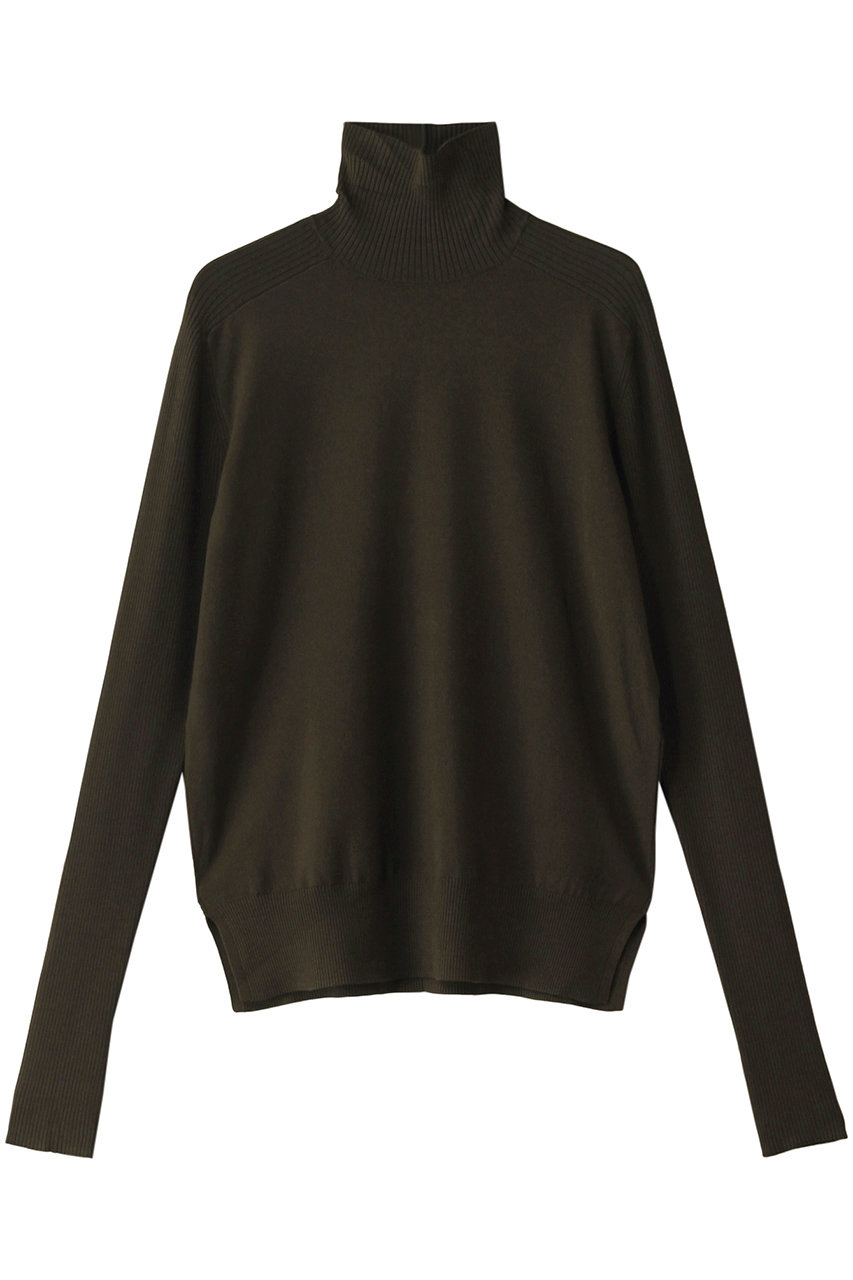 BEIGE, WILLOW(ウィロウ)/リブハイネックニット (Khaki, 4) ベイジ, ELLE SHOP BEIGE, WILLOW(ウィロウ)/リブハイネックニット (Khaki, 4) ベイジ, ELLE SHOP